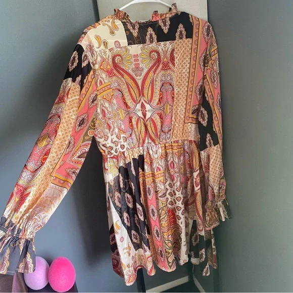 SHEIN Multicolor Paisley Print Dress - Picture 2 of 4